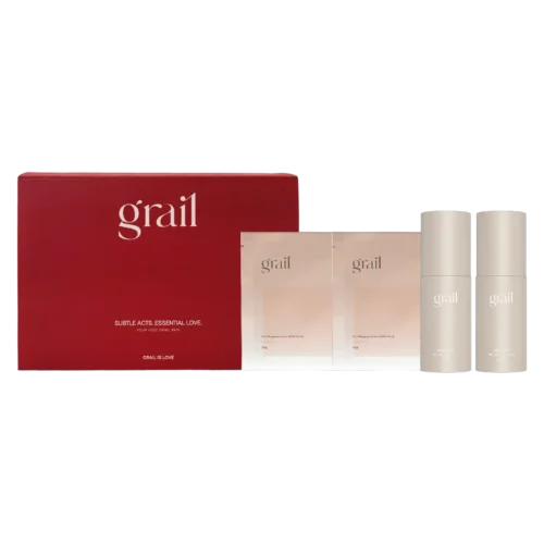 Grail Time Well Spent-NMN Facial Mask, Anti‑Aging Skincare with SPF Sunscreen Daily Protection