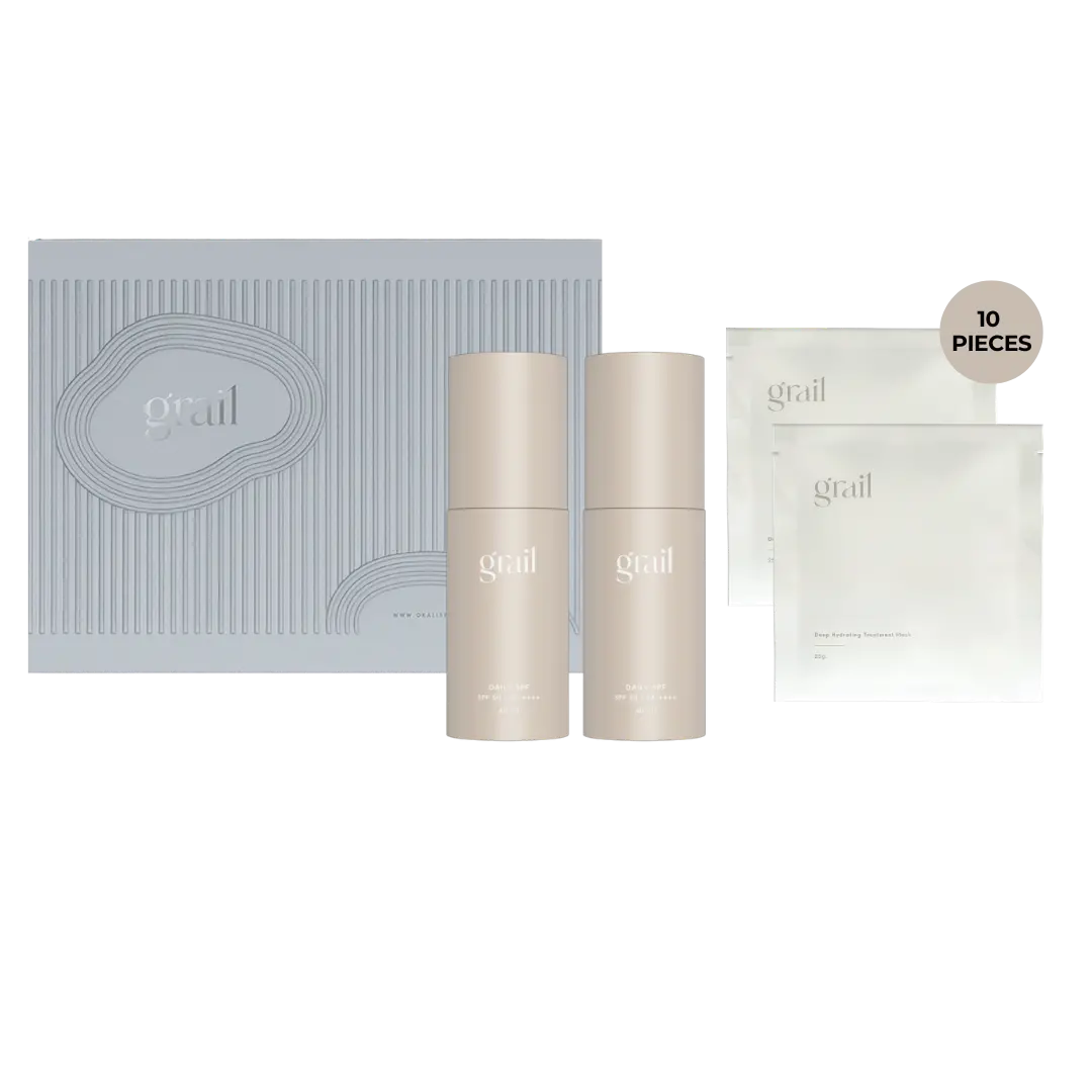 GRAIL Crowd Favourite – 2 SPF + 2 Box Hydrating Masks